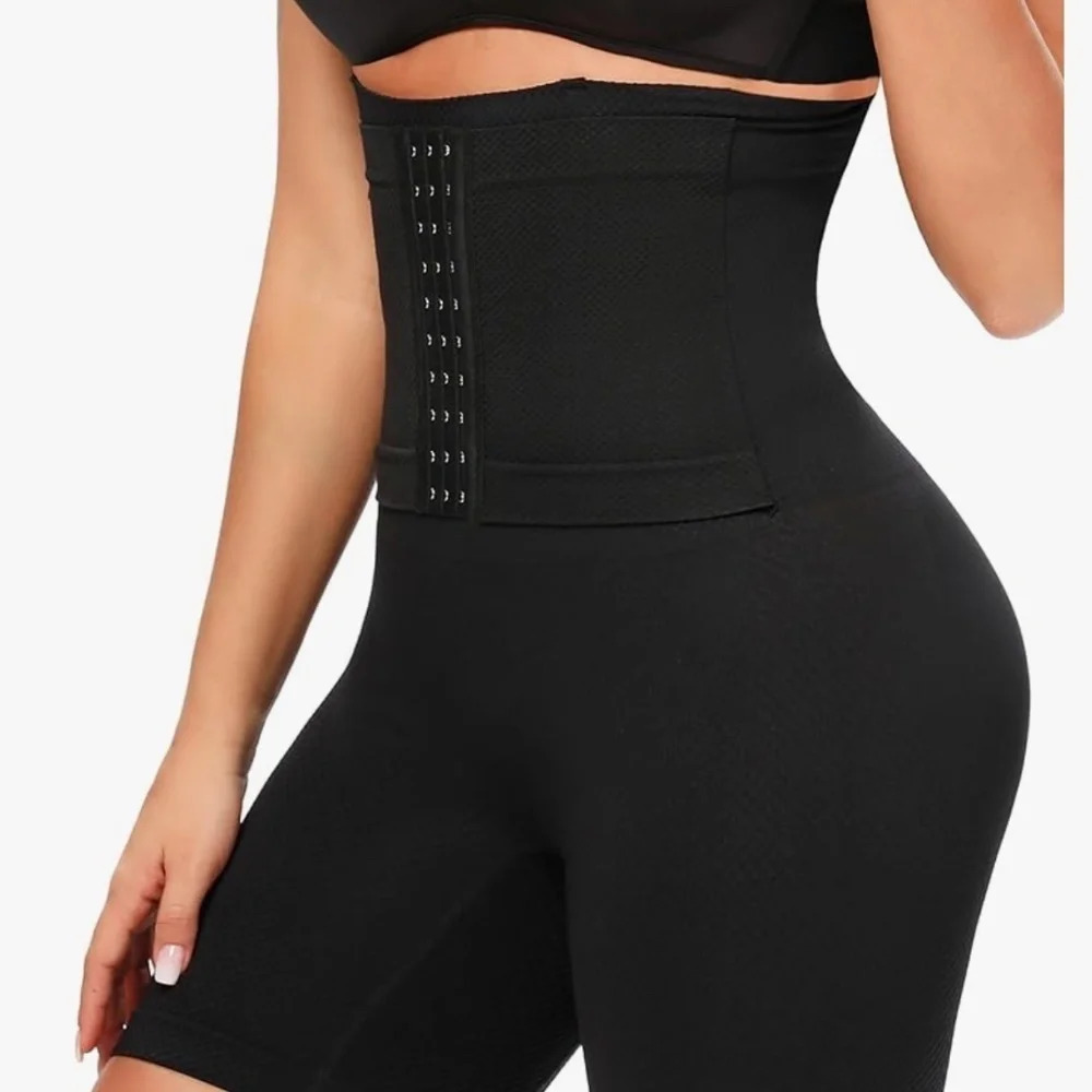High Waist Trainer Shapewear Short Adjustable Firm Tummy  Control Body shaper